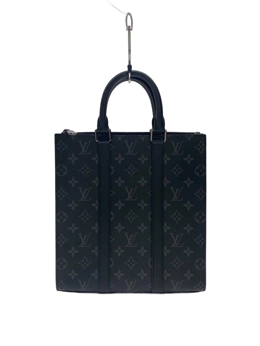 LOUIS VUITTON Monogram Eclipse Black Bag Leather Black All over